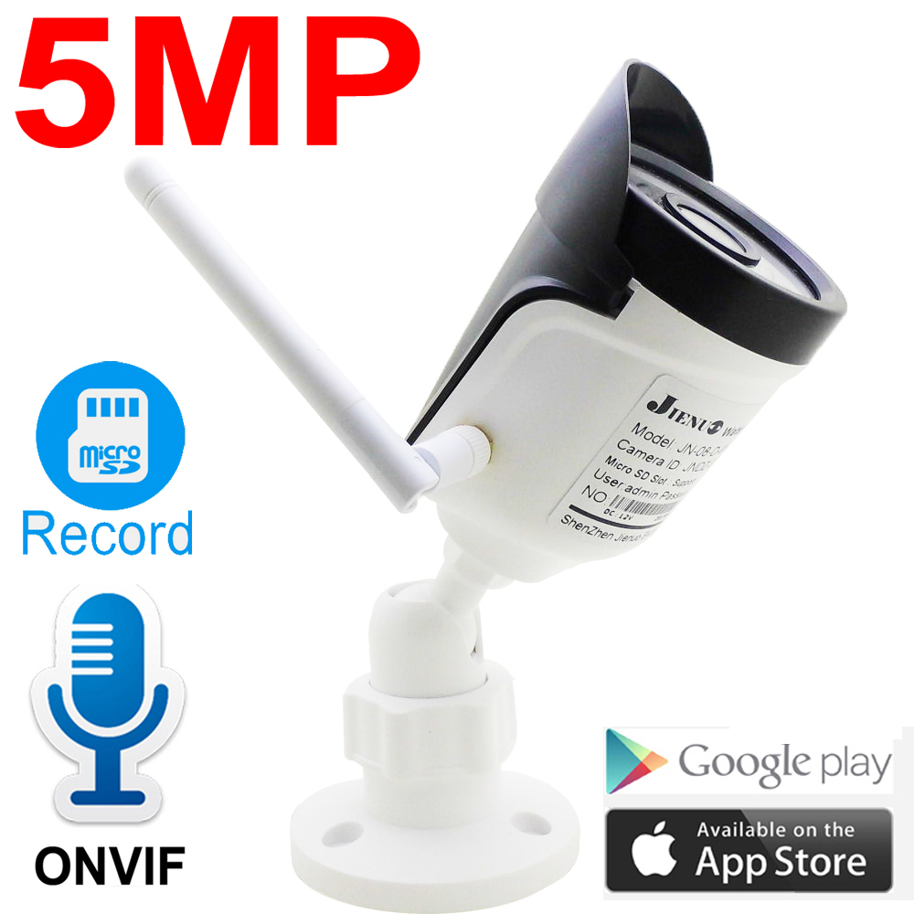 Home Security Front Door - JIENUO 5MP Wireless IP Camera 1080P