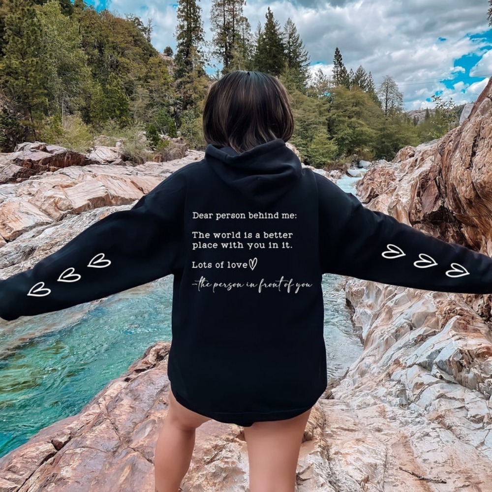 Home Security Companies Near Me - Dear Person Behind Me Hoodie Be
