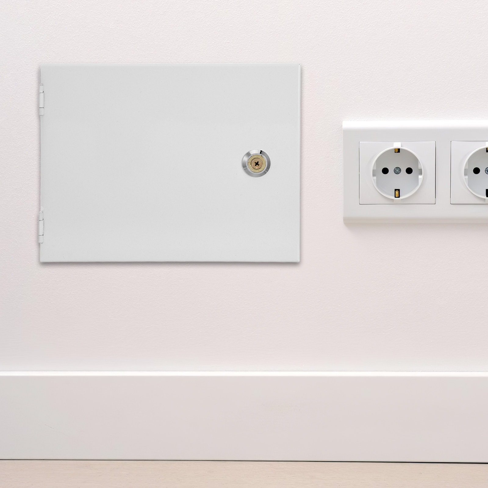 Keypad Alarm Panel - Metal Lock Box Key Entry Secure