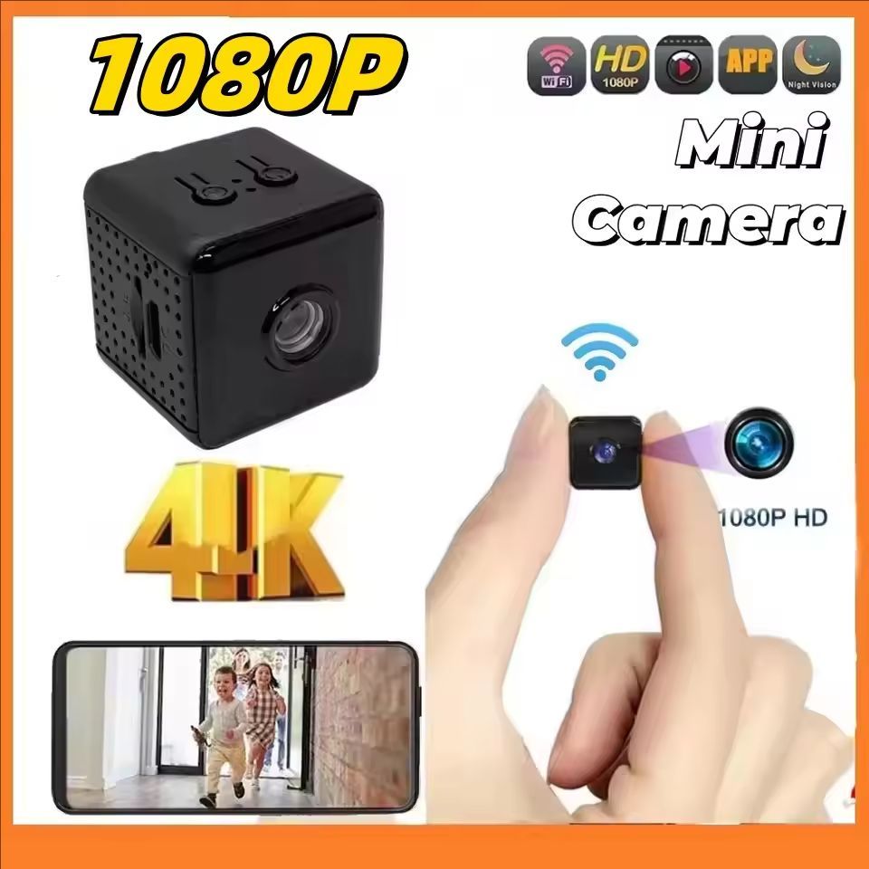 Home Security Front Door - 1080p Mini Camera Home Small Wireless