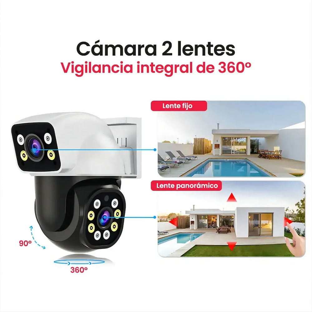 4K Dual Lens Wifi PTZ Camera 8 - огляд і ціна Home Security Front Door