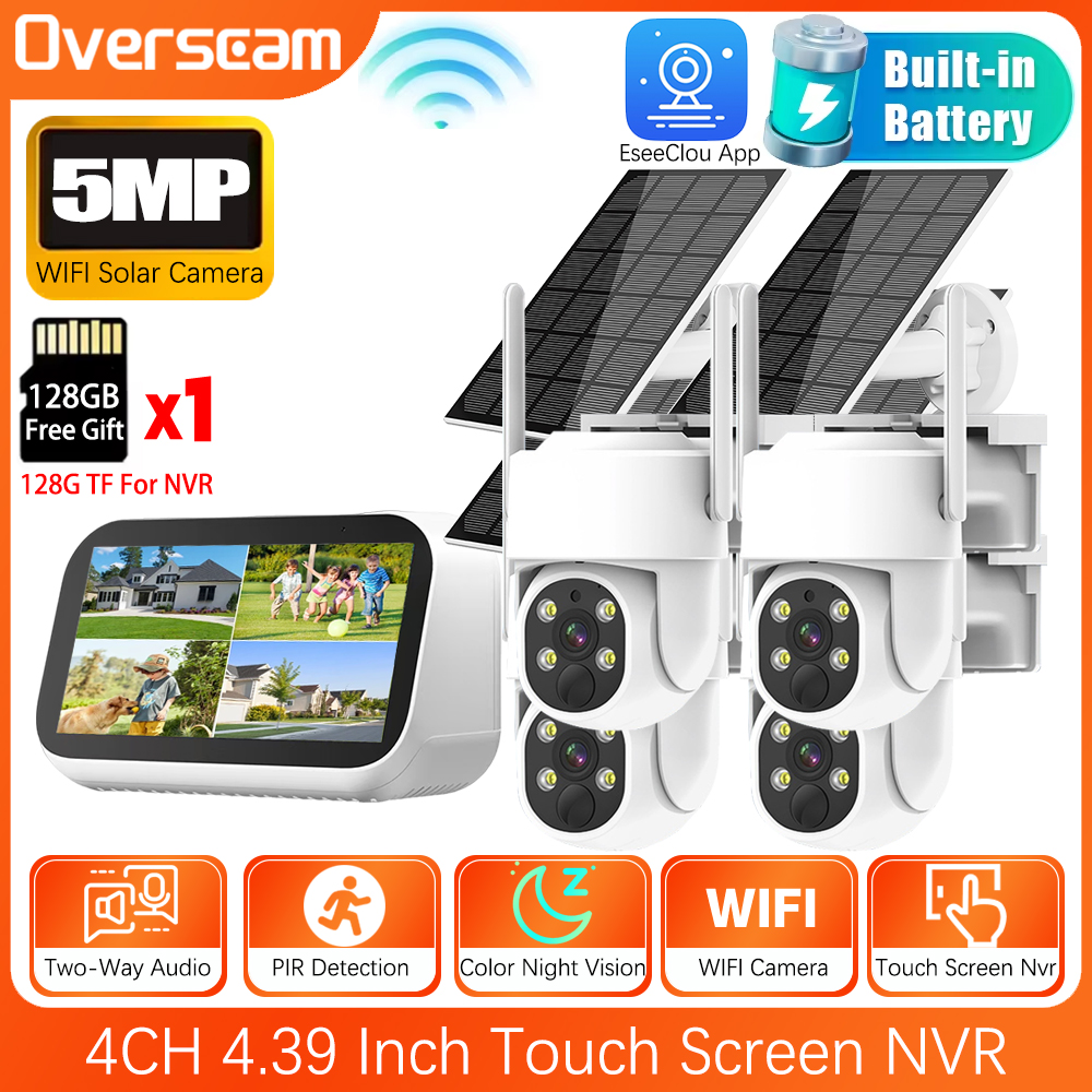 Mini 4CH 4.39 Inch NVR 5MP Wif - огляд і ціна Home Security Kit