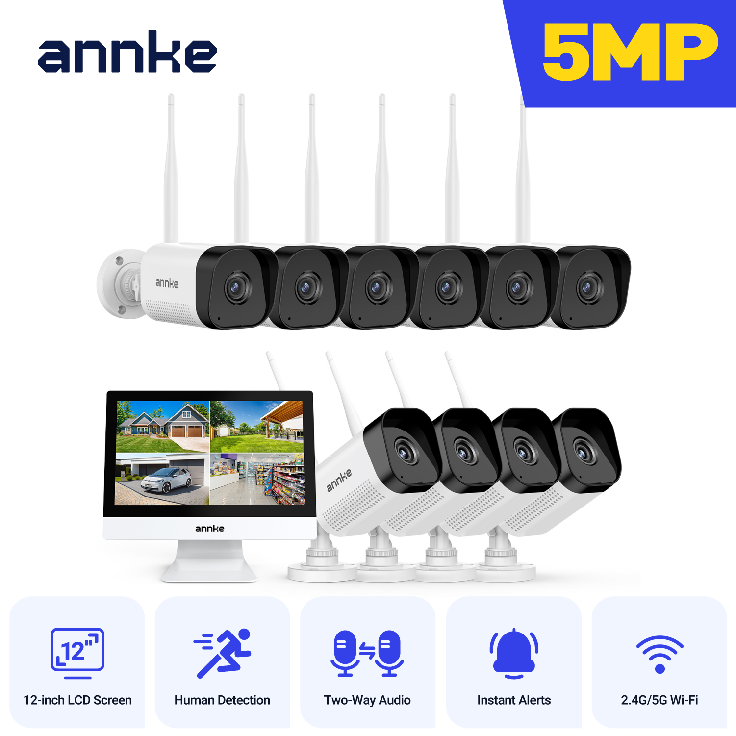 ANNKE 5MP  Wireless Security C - огляд і ціна Home Security Kit