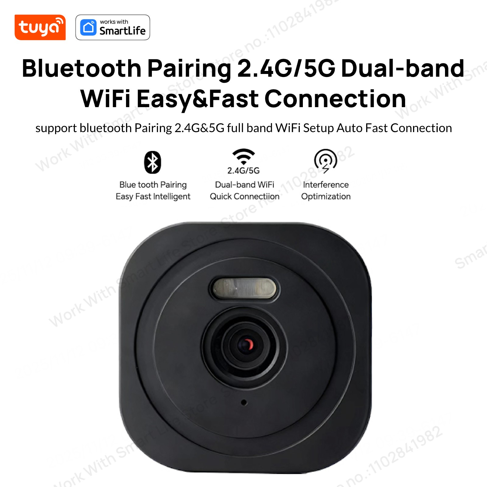 3MP 2K Tuya Window Camera,2.4G - огляд і ціна Home Security Front Door