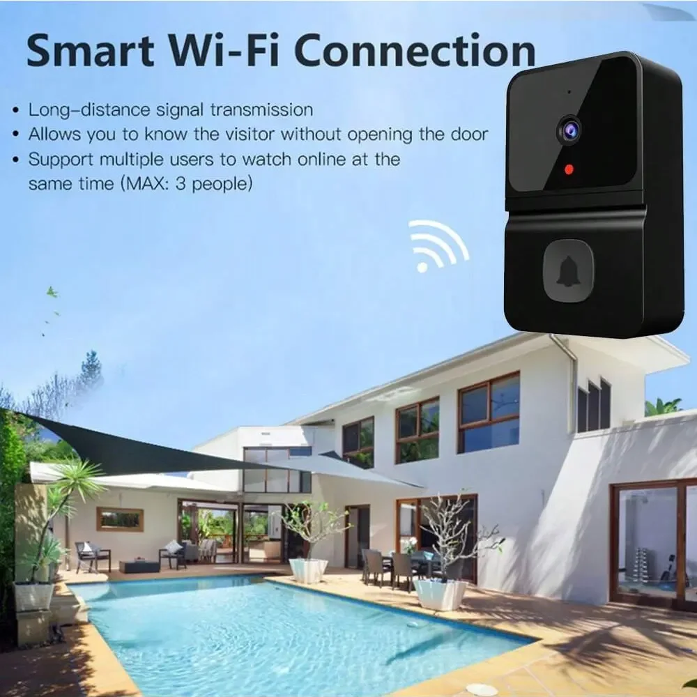 Wireless Doorbell WiFi Outdoor - огляд і ціна Home Security Front Door