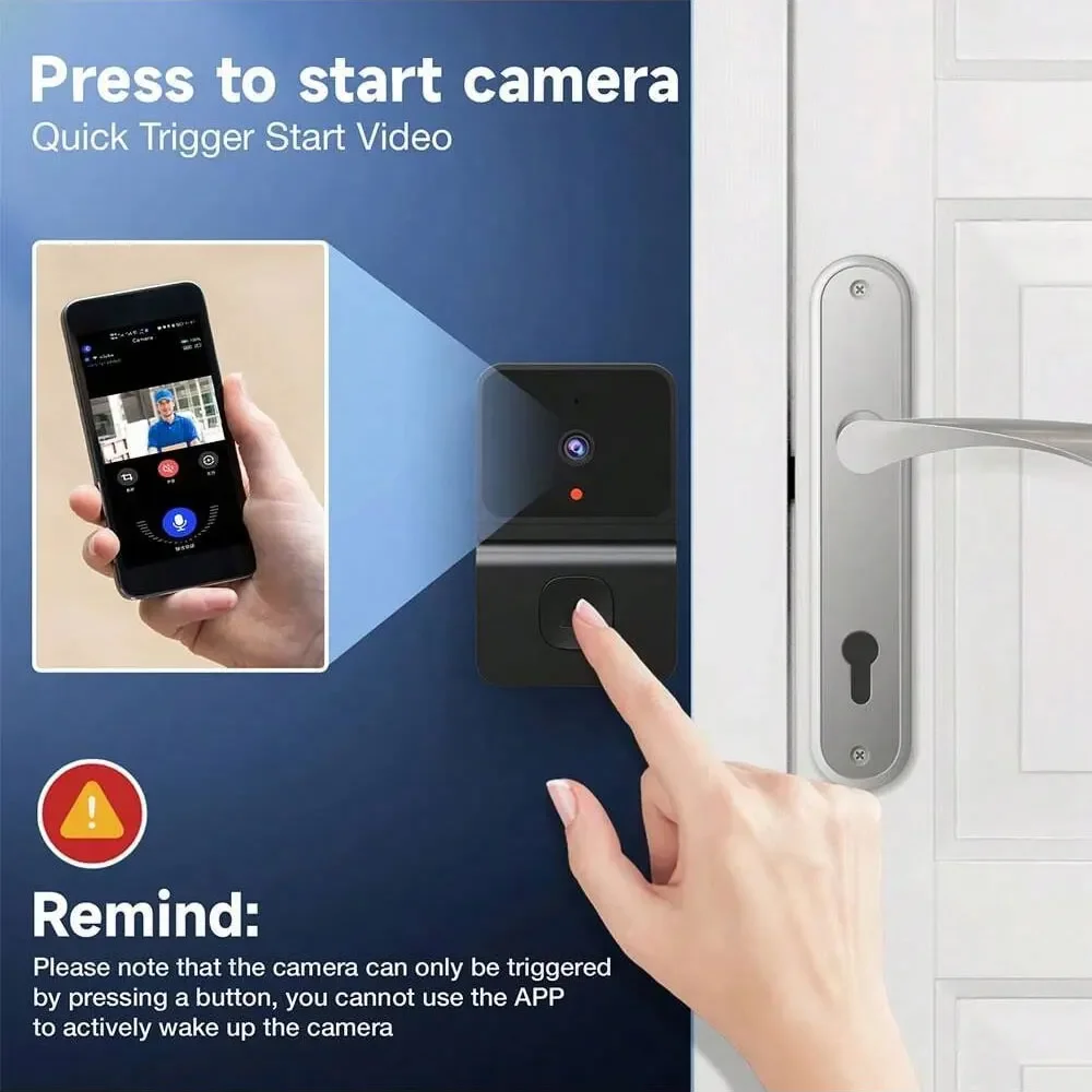 Wireless Doorbell WiFi Outdoor - огляд і ціна Home Security Front Door