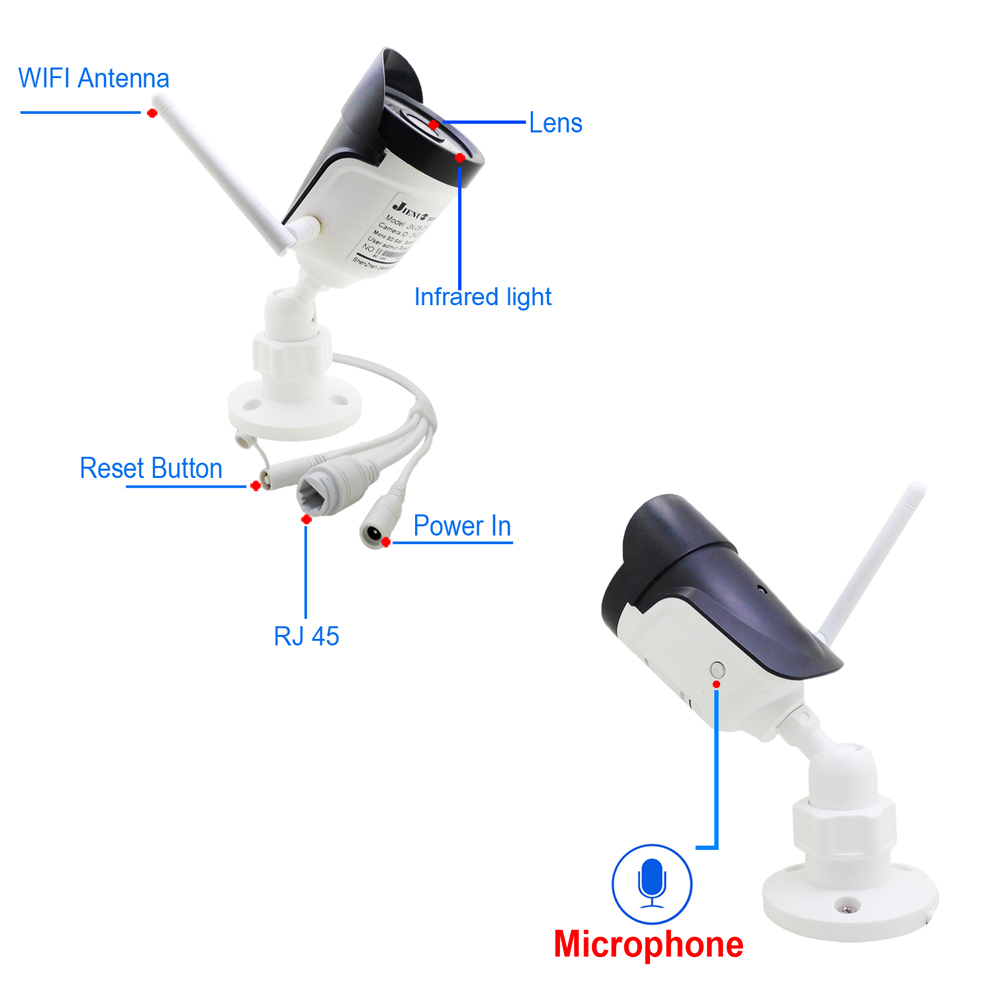 JIENUO 5MP Wireless IP Camera  - огляд і ціна Home Security Front Door