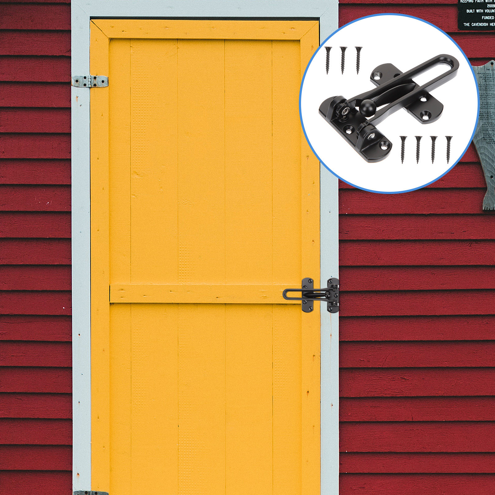 Swing Bar Door Lock Zinc Alloy - огляд і ціна Home Security Front Door