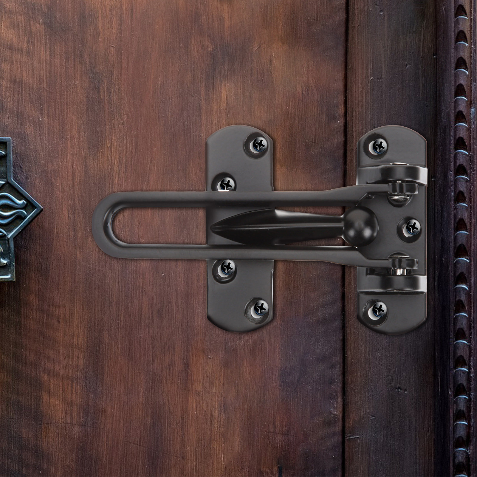 Swing Bar Door Lock Zinc Alloy - огляд і ціна Home Security Front Door