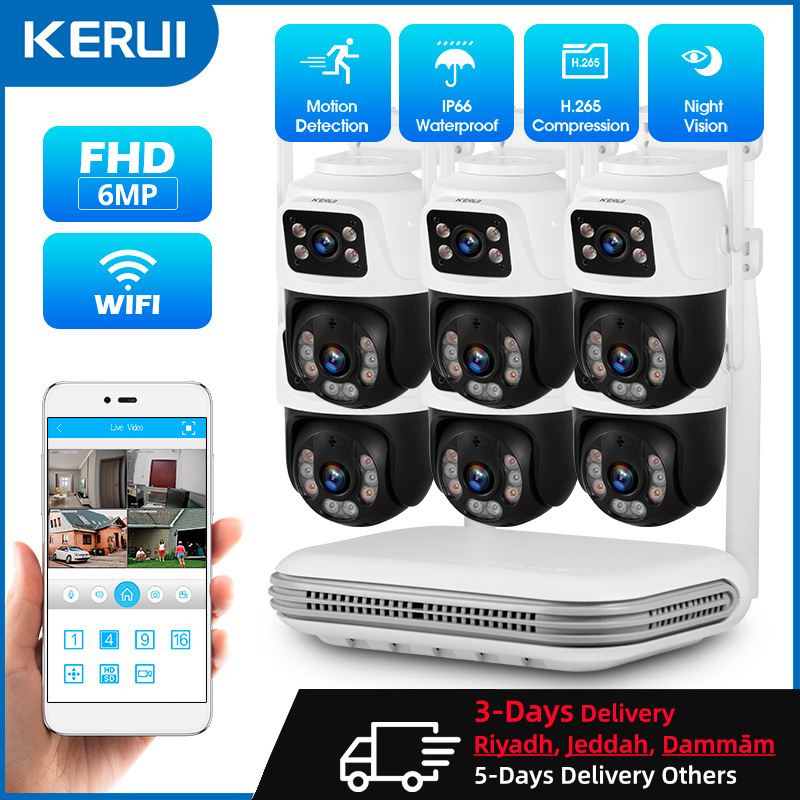 KERUI Waterproof 6MP HD Wirele - огляд і ціна Home Security Kit