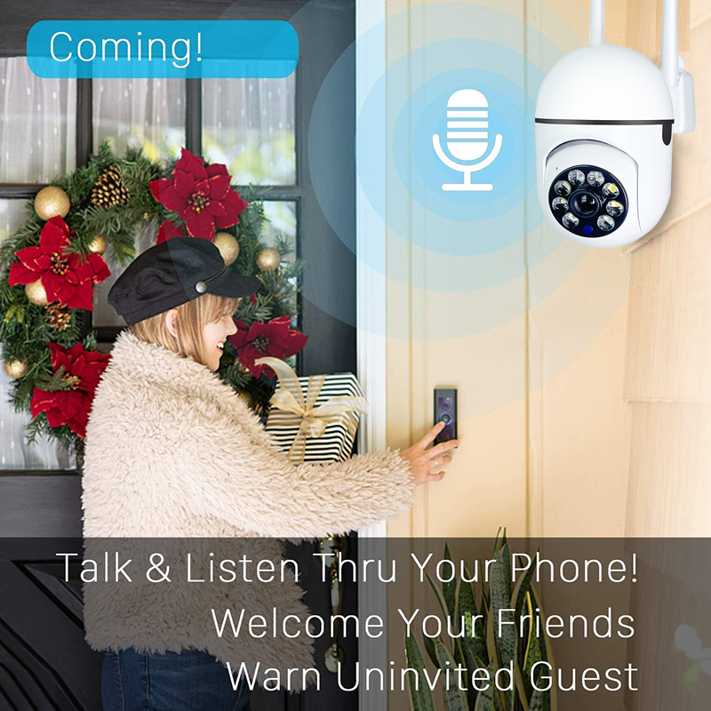 4K PTZ WiFi IP Camera Outdoor  - огляд і ціна Home Security Front Door