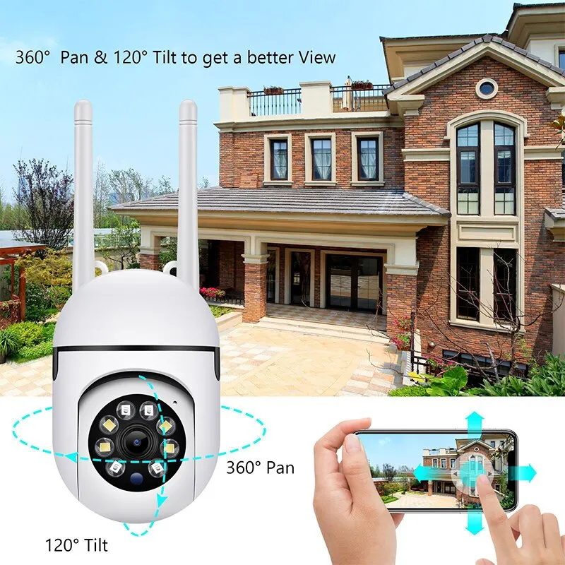 4K PTZ WiFi IP Camera Outdoor  - огляд і ціна Home Security Front Door