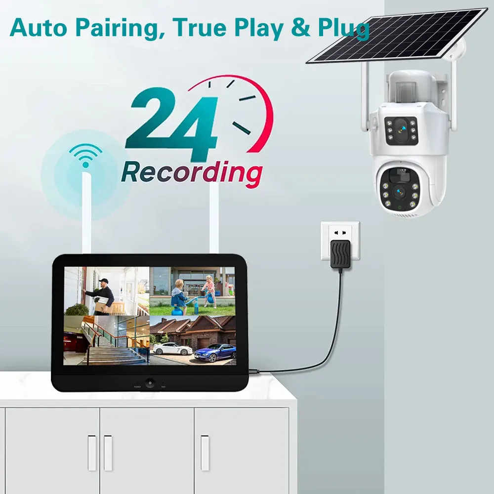 10CH Wireless NVR 4k 8mp Dual  - огляд і ціна Home Security Kit