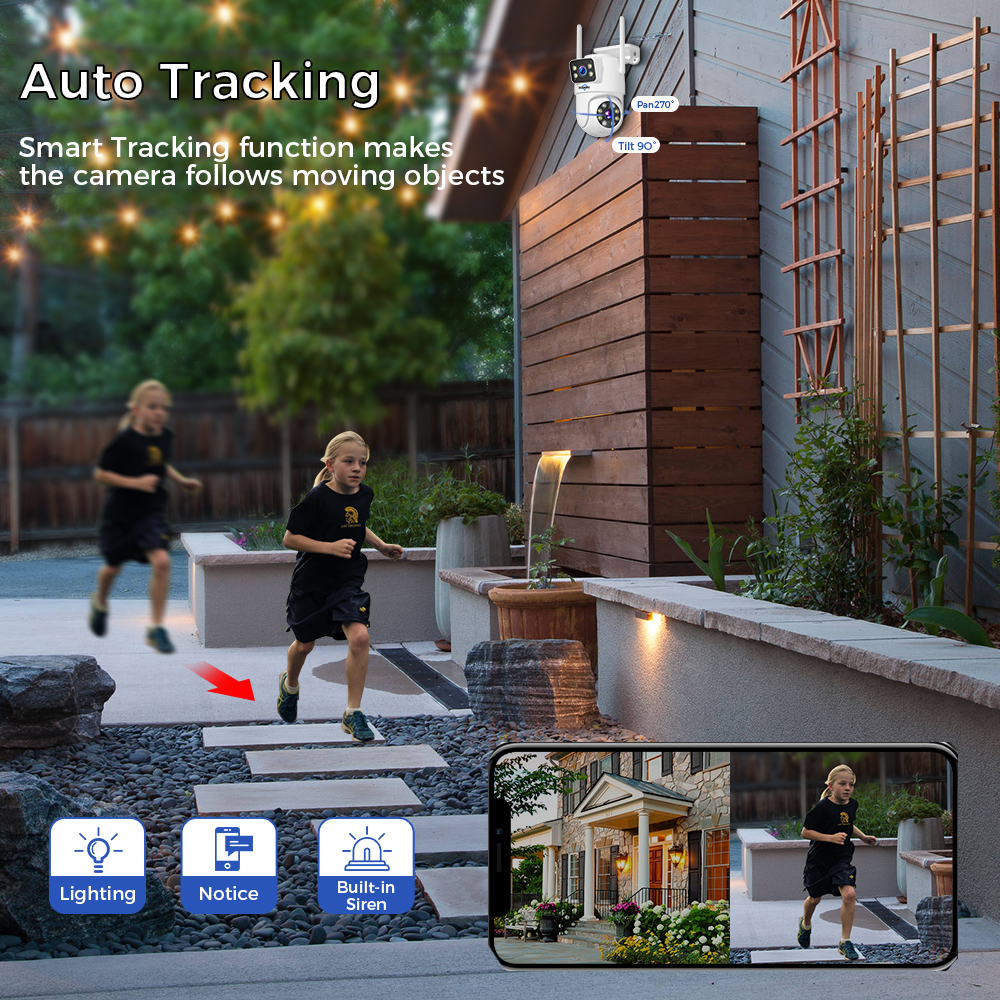 Hiseeu 6MP WiFi Dual Lens Came - огляд і ціна Home Security Kit