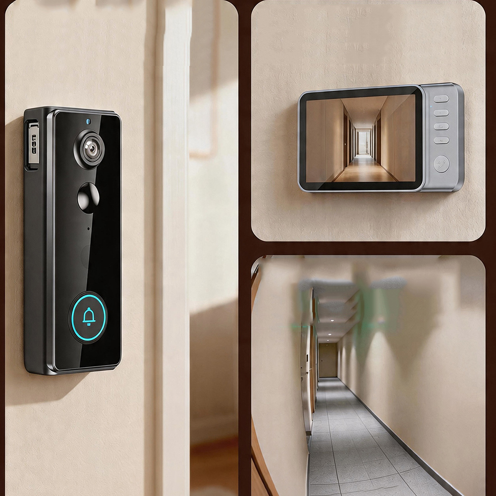 4.5 Inch Smart Video Doorbell  - огляд і ціна Home Security Video Recording Systems
