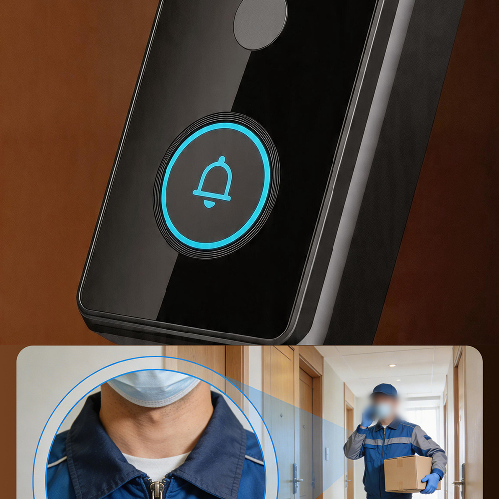 4.5 Inch Smart Video Doorbell  - огляд і ціна Home Security Video Recording Systems