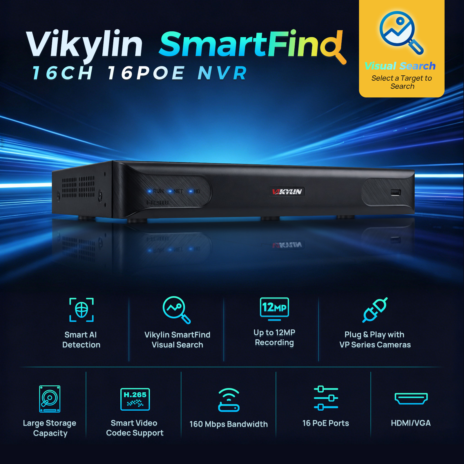 Vikylin 4K NVR UP to 12MP Home - огляд і ціна Home Security Video Recording Systems