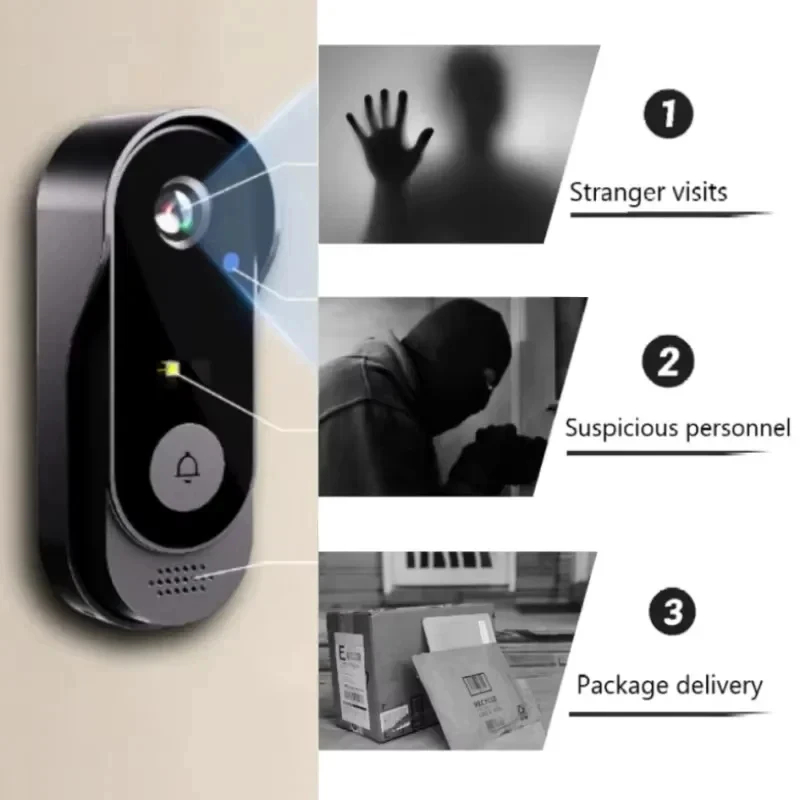 Tuya WIFI Camera Doorbell HD V - огляд і ціна Home Security Front Door