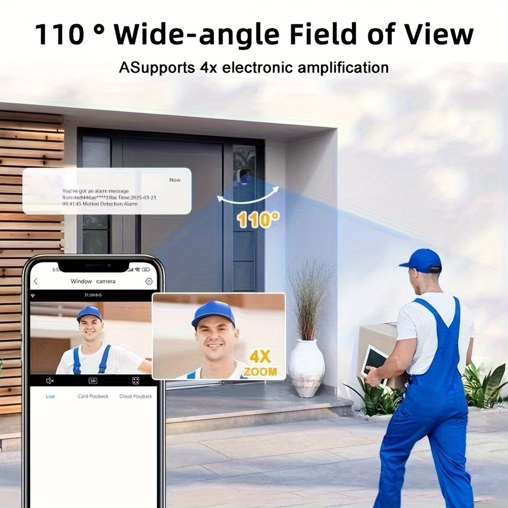 1080P Window Camera Replaces O - огляд і ціна Home Security Front Door
