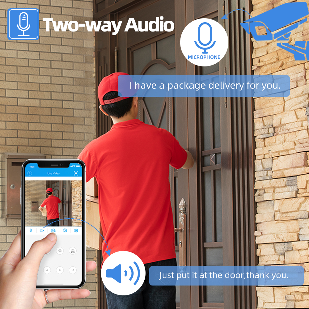 Plug and Play 8CH 10CH Audio 5 - огляд і ціна Home Security Kit