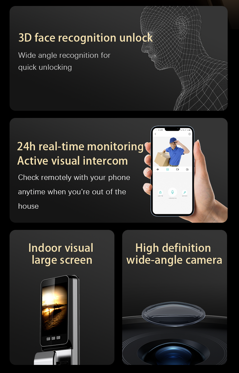 TYSH Tuya Security Fingerprint - огляд і ціна Home Security Front Door